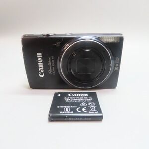 Canon PowerShot ELPH 150 IS Digital Camera BLACK 20MP 10x Zoom TESTED